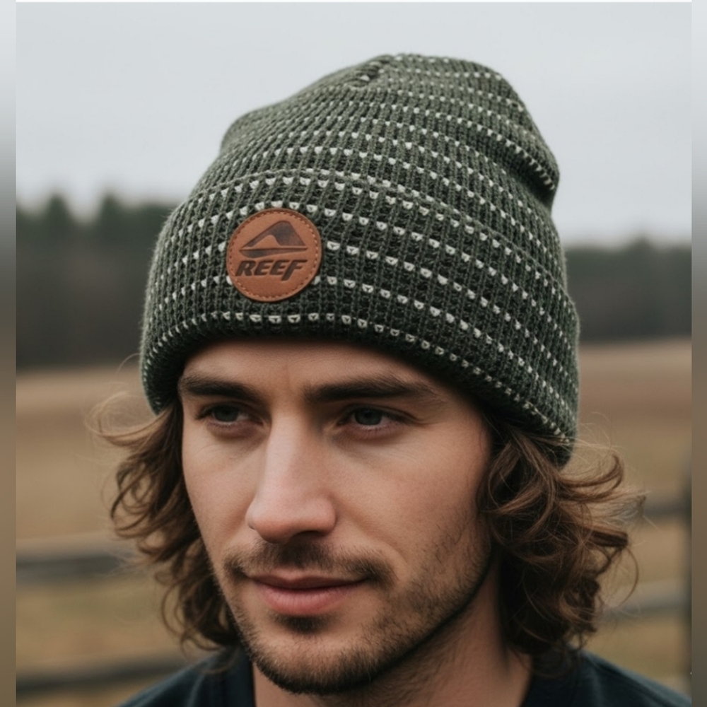 NEW! Reef Olive Knit Beanie NWT